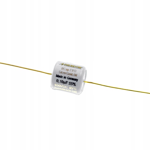 Kondenzátor Mcap Evo SilverGold Oil 0.10uF 0,10uF, 100nF 650V Mundorf
