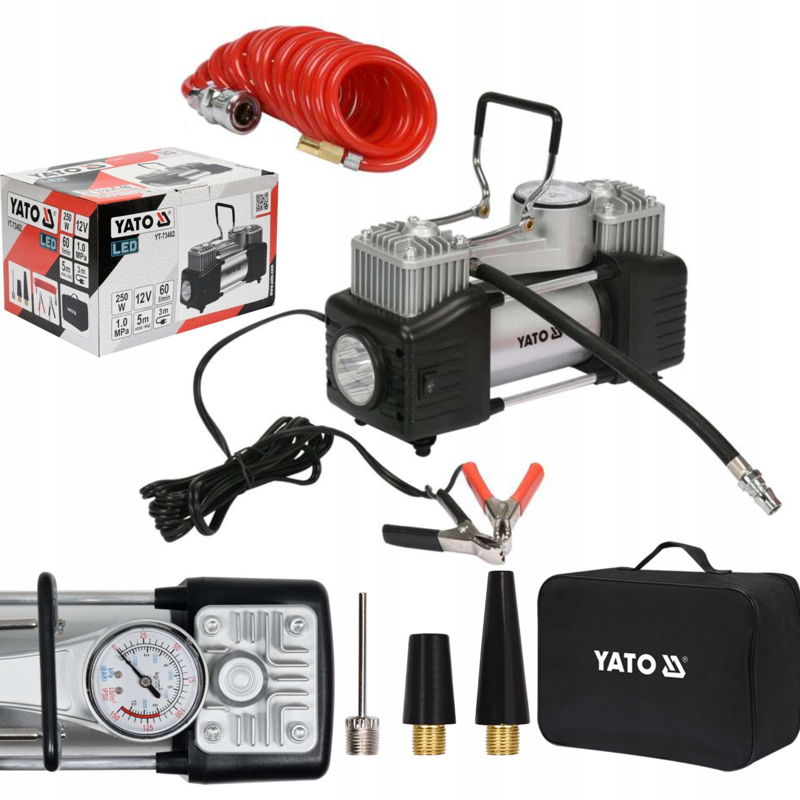 АВТОМОБИЛЬНЫЙ КОМПРЕССОР 12V НАСОС КОМПРЕССОР 250W купить на Avtoex из ...