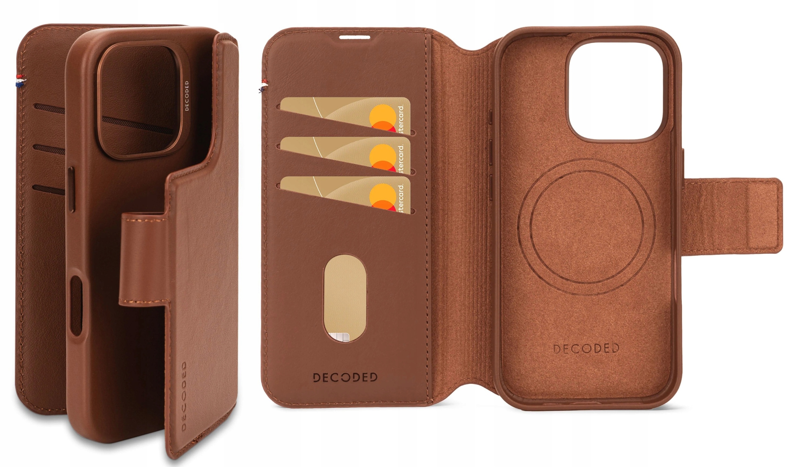 Decoded Detachovatelné pouzdro Dvoudílné MagSafe pouzdro peněženka pro iPhone 16 Pro