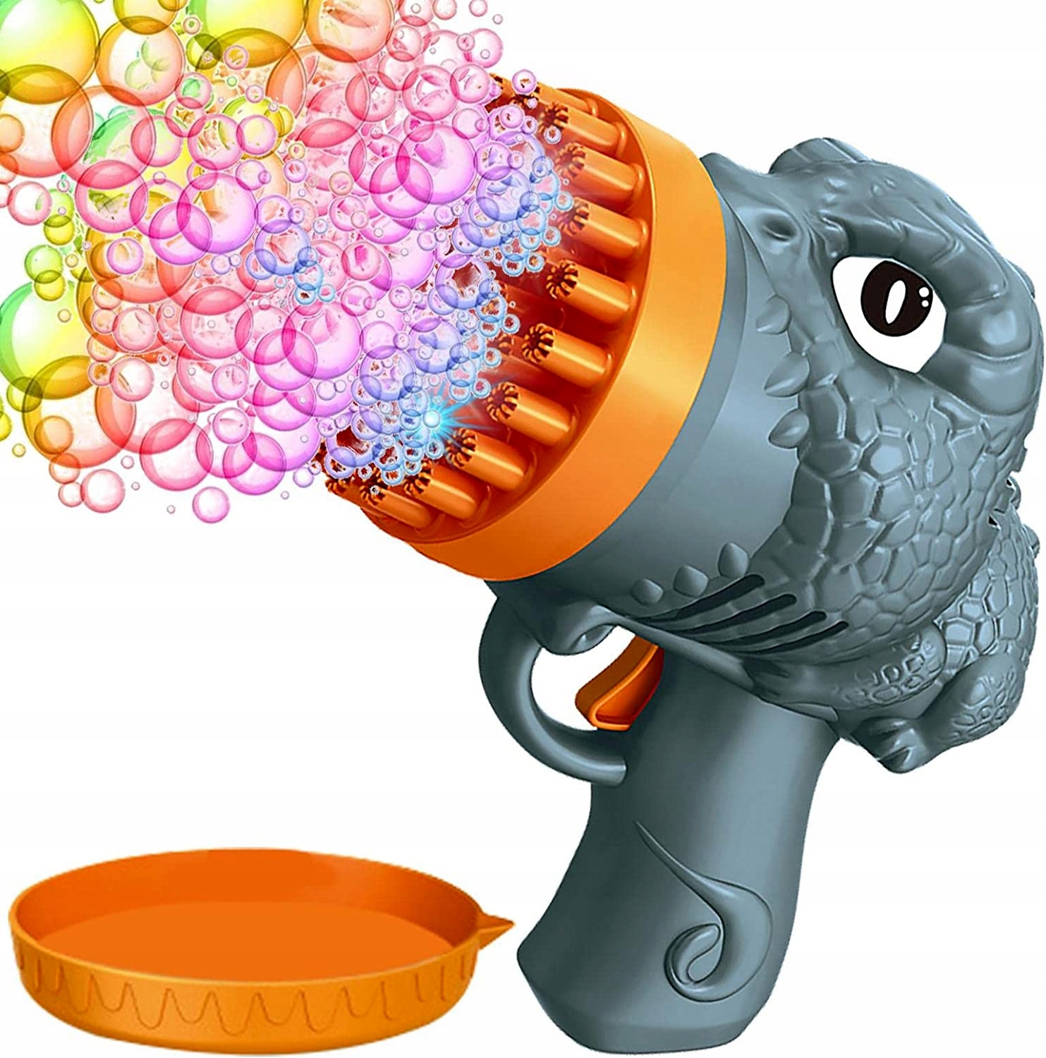 Pistolet na BAŃKI MYDLANE MASZYNKA DO BANIEK MYDLANYCH Bazooka LT PŁYN Bohater brak