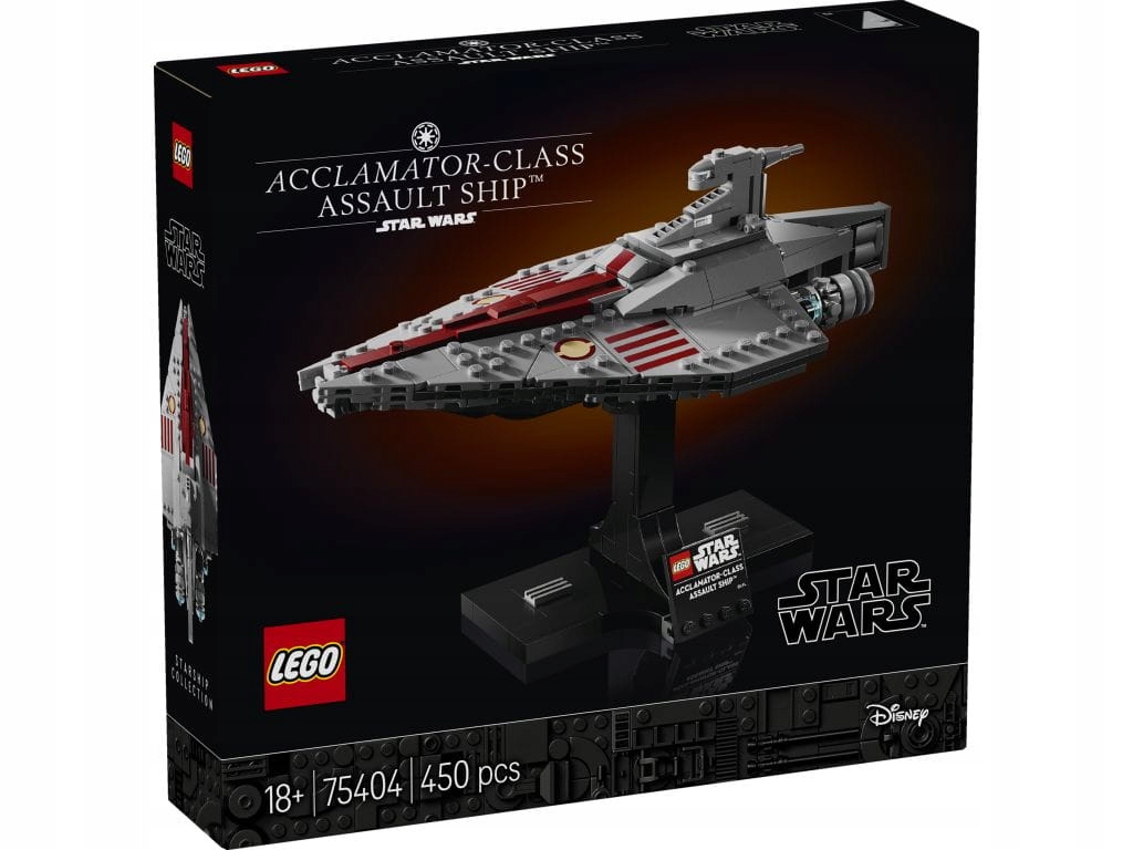 Lego 75404 Star Wars Útočný křižník typu acclamator
