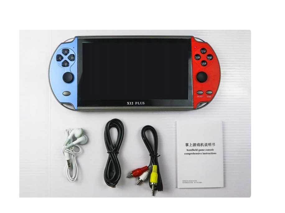 KONSOLA PRZENOŚNA DO GIER RETRO X12 PLUS DUŻO GIER Kod producenta 3254365436657