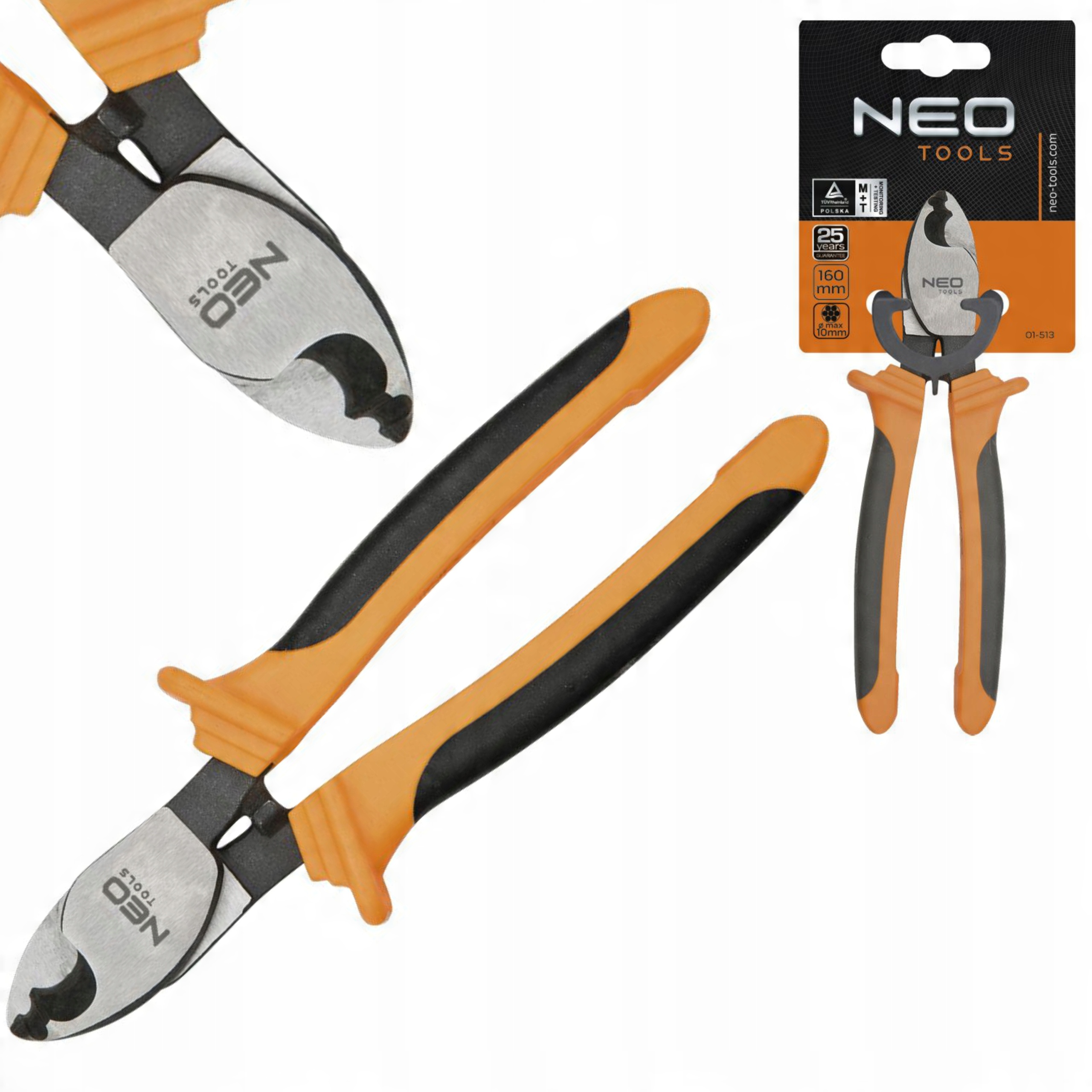 

Neo 01-513 Szczypce Nożyce Obcinak Do Kabli 160mm