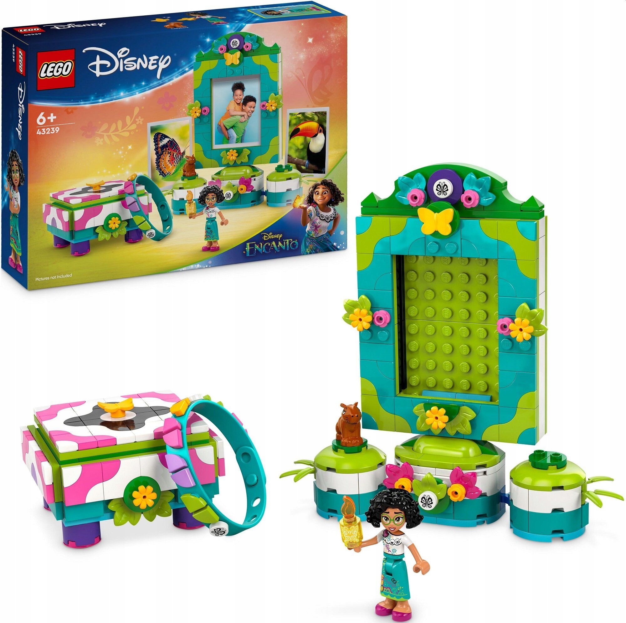 LEGO DISNEY - RAMKA NA ZDJĘCIA I SZKATUŁKA MIRABEL NR 43239