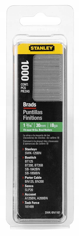 

Gwoździe 30MM Do Takera Gwoździarki 1000SZ Stanley