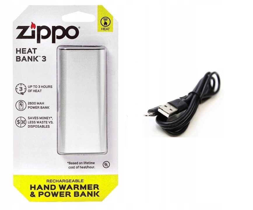 Грелка для рук + Powerbank Zippo 2600 HEAT BANK Марка Zippo