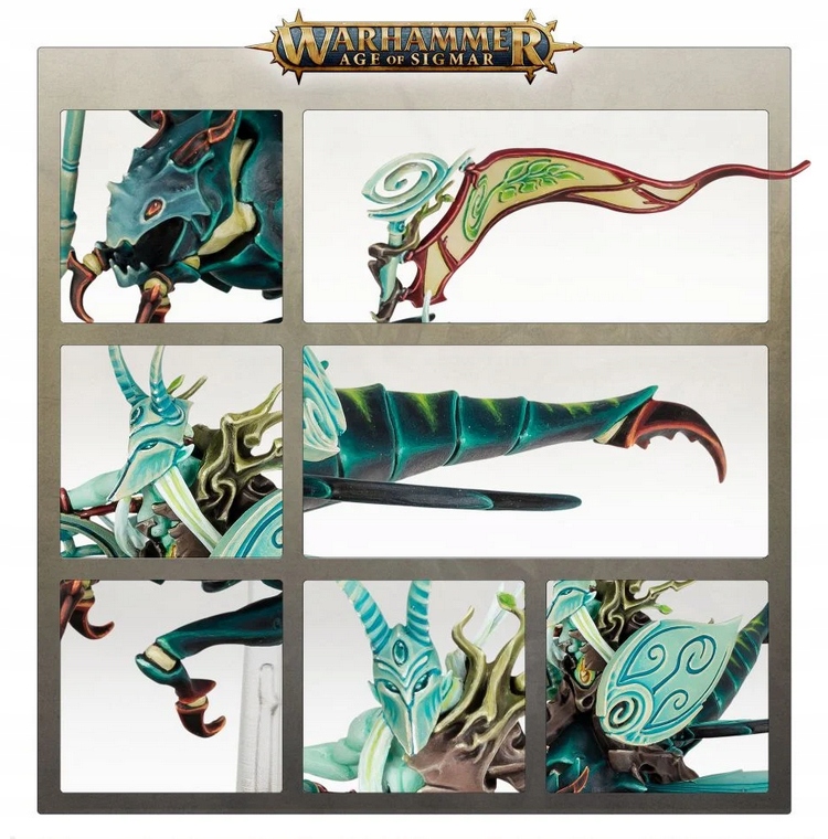 Warhammer AoS - Sylvaneth Spiterider Lancers Stan opakowania oryginalne