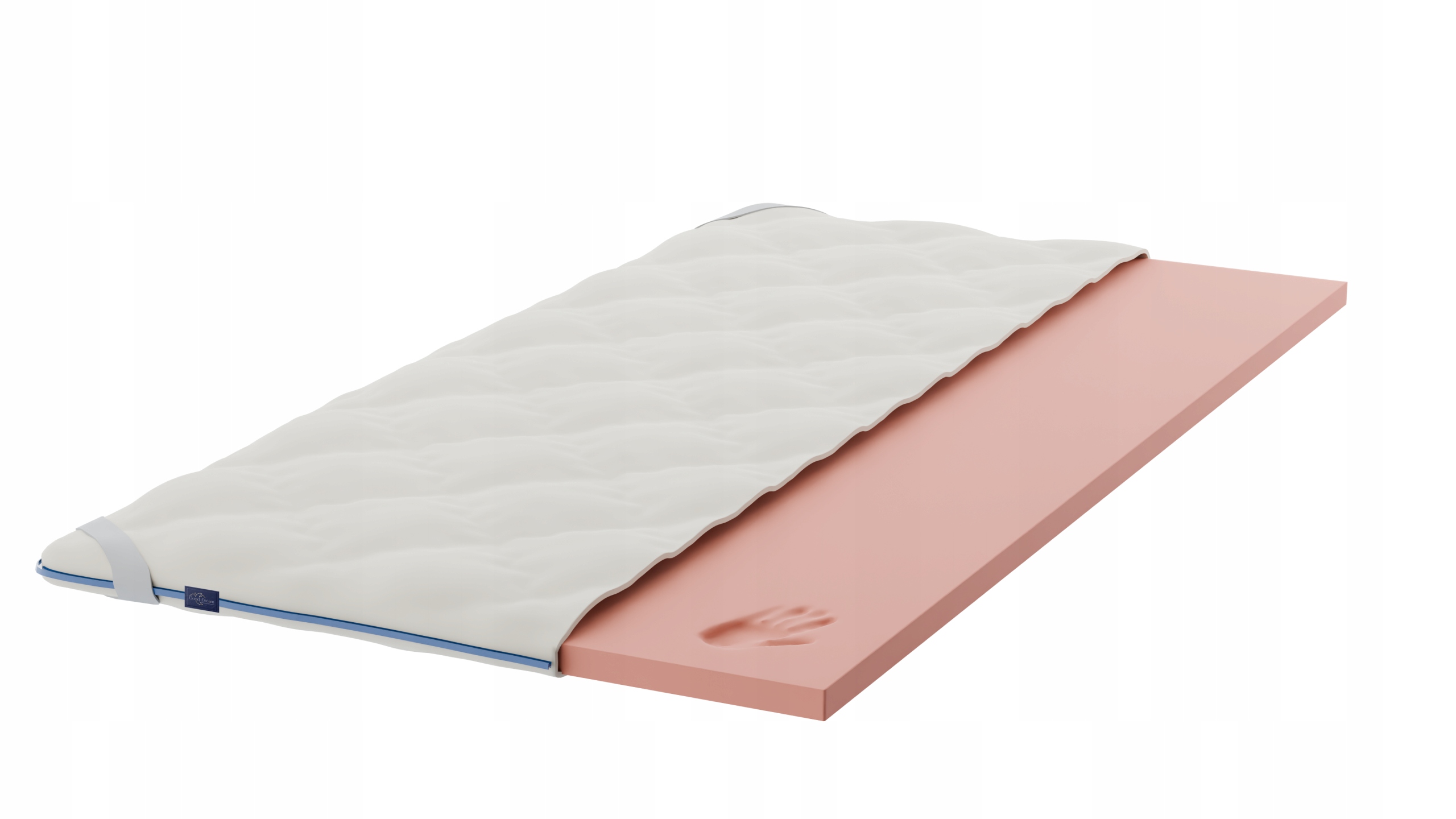 Materac nawierzchniowy 5cm piankowy Topper Visco 140x200 pokrowiec