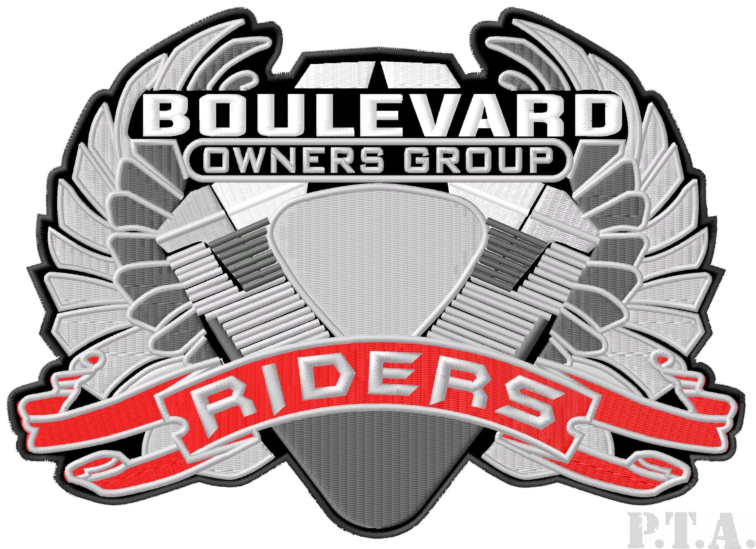 Boulevard Owners Group Riders XL naszywka termo M109R M50 C90 C109R suzuki
