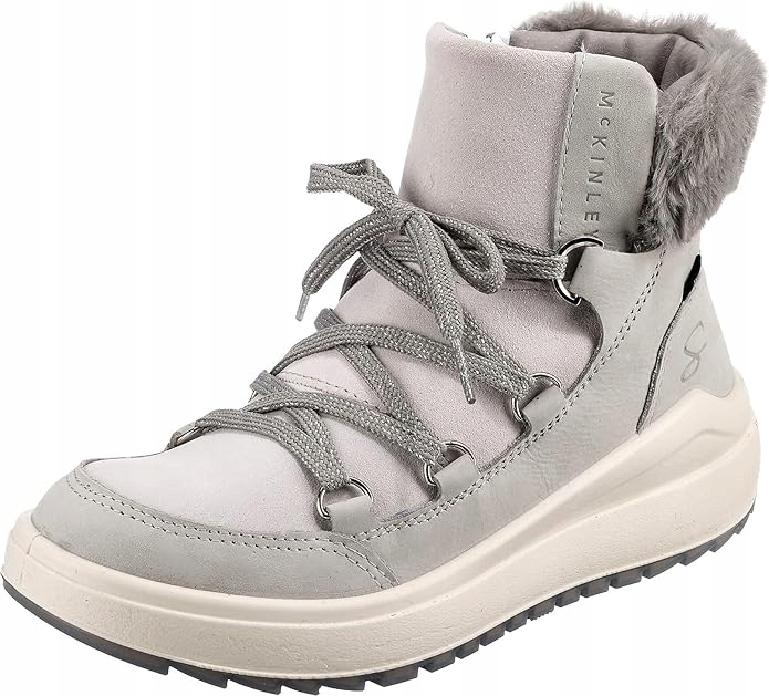 Dámské boty sněhule 39 Mckinley vysoké teplé kožíšek šedé zimní