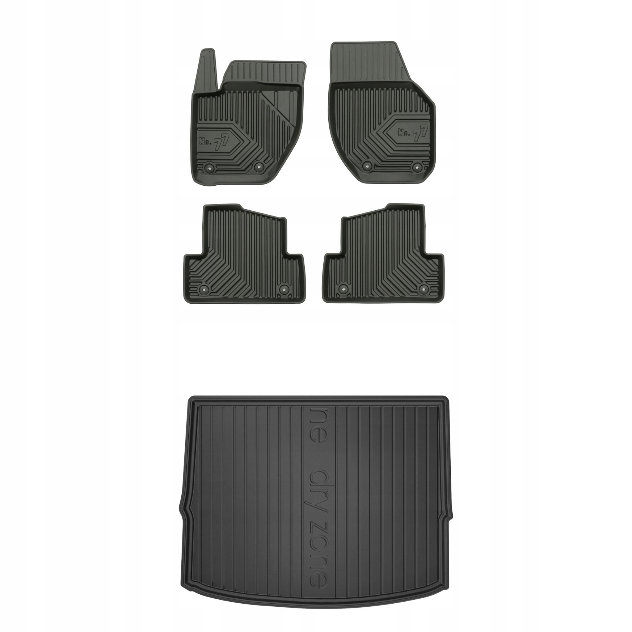 Sada gumových koberců a rohoží pro Volvo V40 II