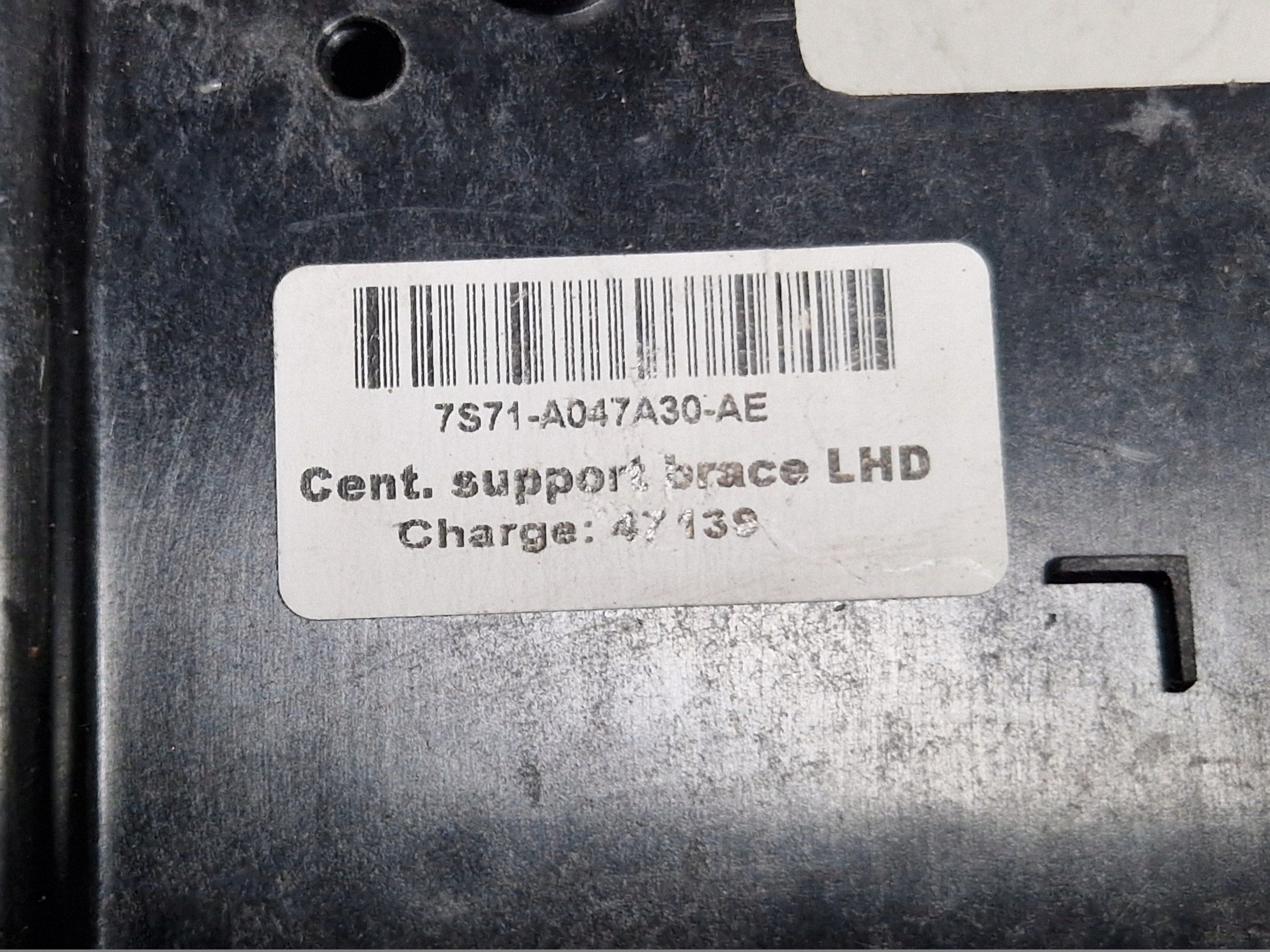 FORD MONDEO MK4 Support plaque POPIELNICZKI 7S71A047A30AX
