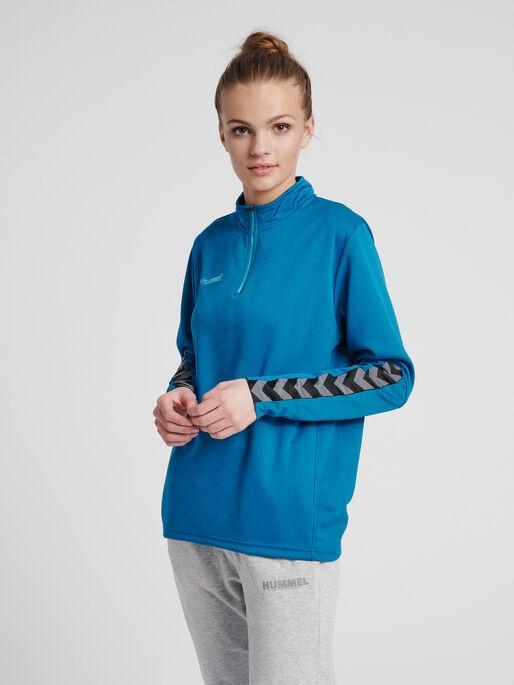 Hummel Sportowa Bluza Tekstura Stójka XG6 Hmp__m