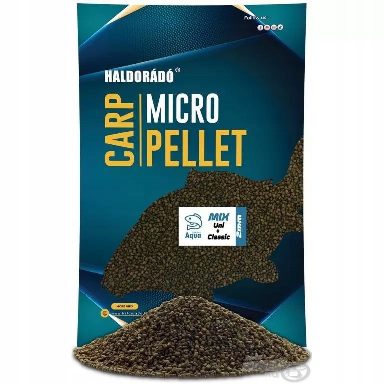 Pellet Haldorado Carp Micro Aqua Garant Classic Uni Pellet Mix 2mm Karp