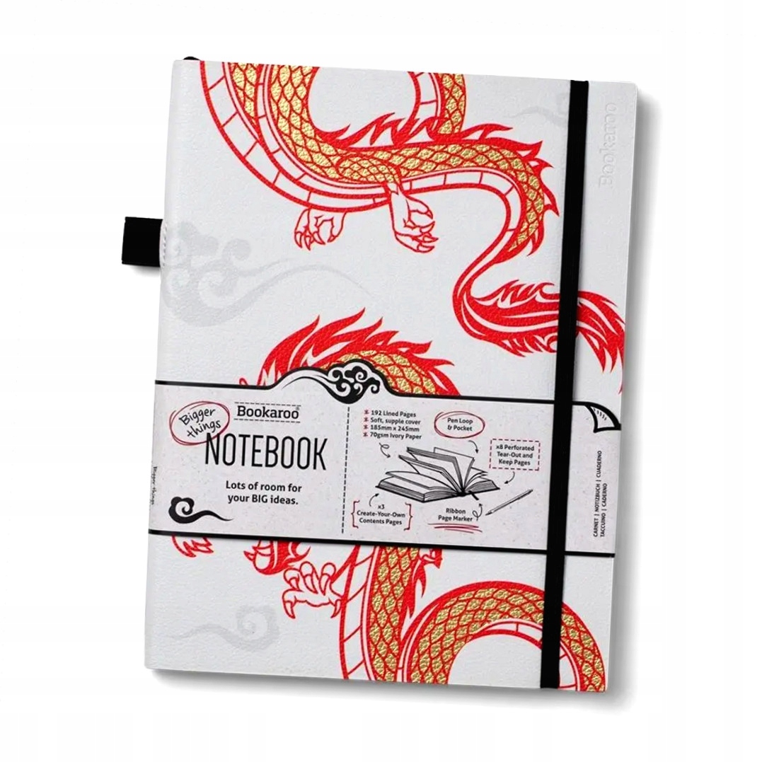 Bookaroo Notatnik Journal duży Wojowniczy smok 199x250 mm If