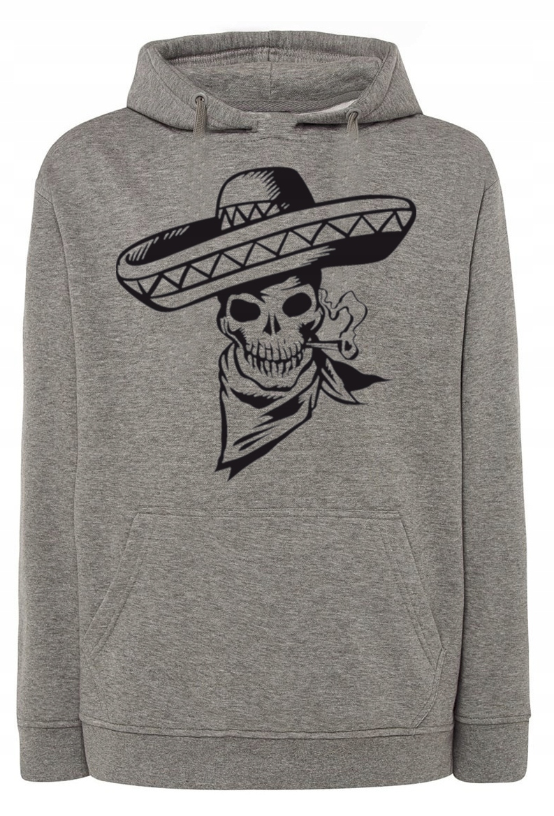 Pánská mikina s potiskem Lebka Bandyta vel. L