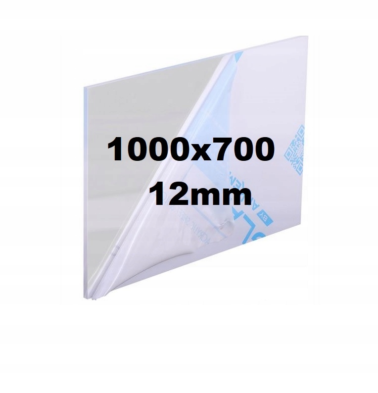 Pleksi /plexi Pleksa /plexa Bezbarvá na míru 1000x700x12mm Akrylová Deska
