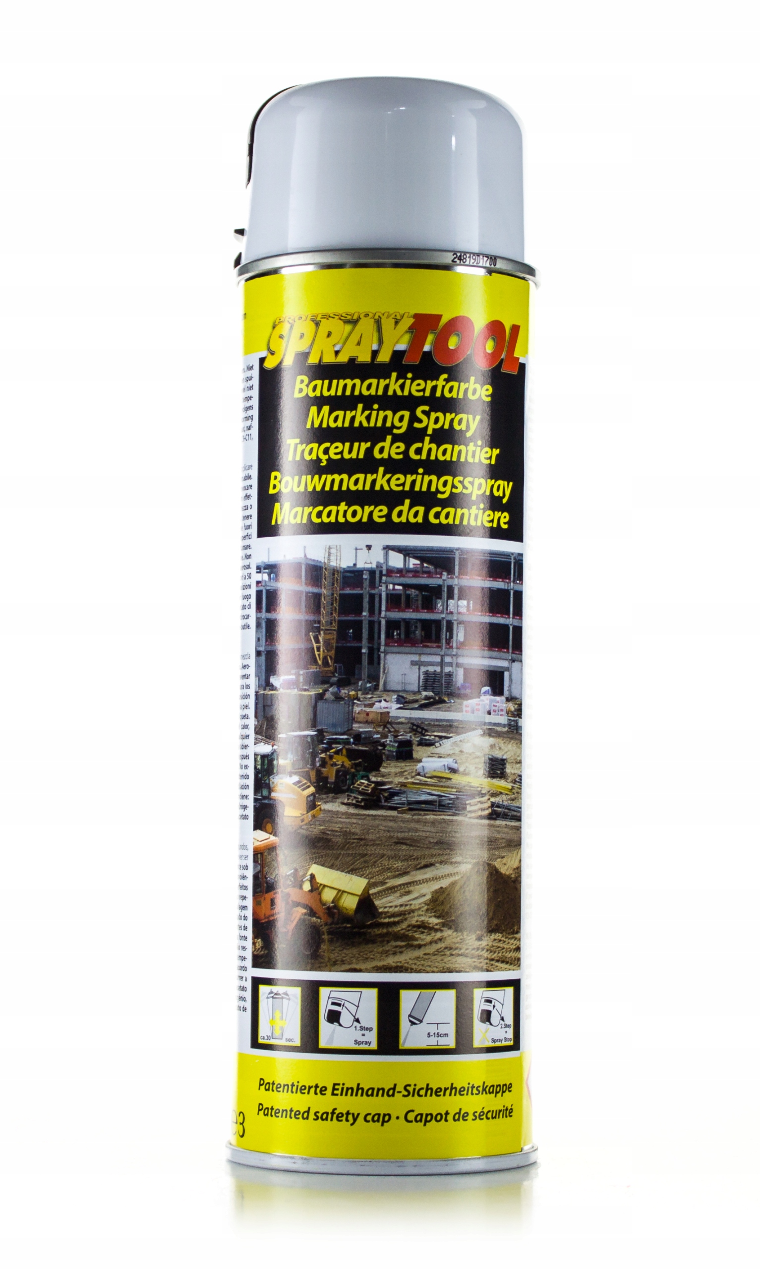 

12xFarba geodezyjna Spraytool Marking biała 500 ml