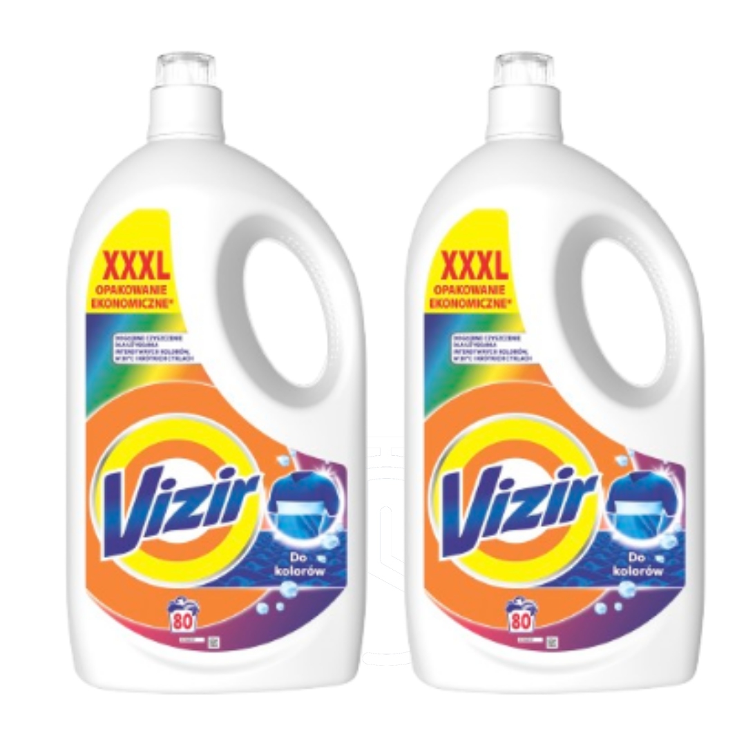 Zestaw Vizir Color Płyn do prania tkanin, 80 prań x2