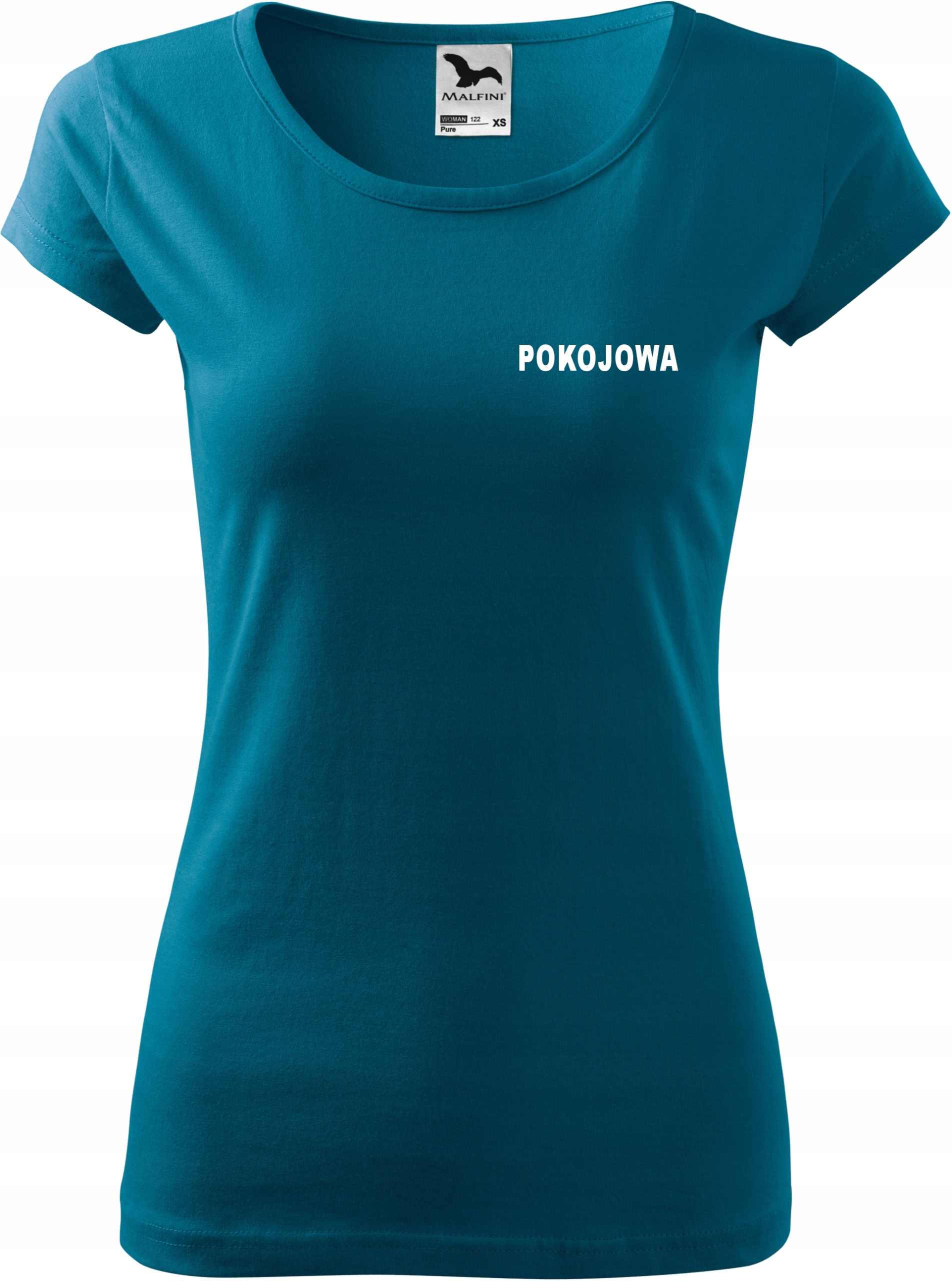 

Koszulka medyczna Pure z nadrukiem Pokojowa r.XL