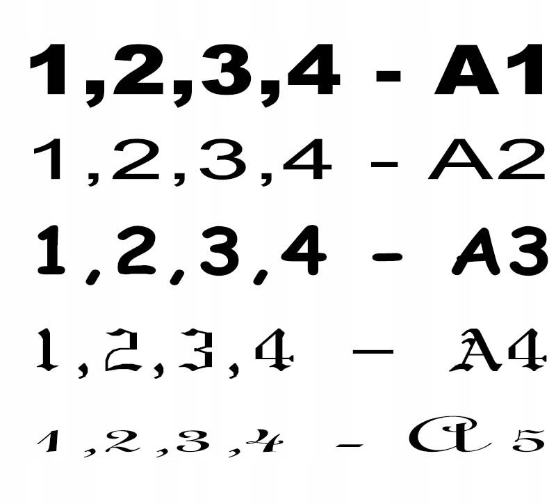 WISIOREK CELEBRYTKA STAL CYFRA LICZBA GRAWER 6 szt Marka Inna marka
