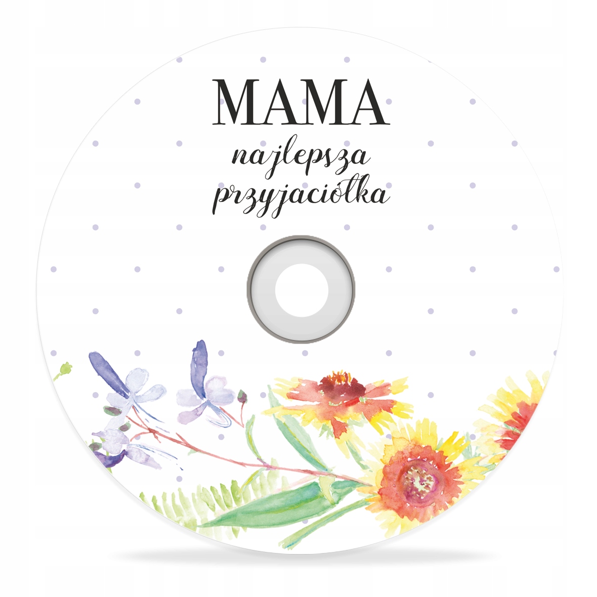 

Płyta DVD z nadrukiem Mama Najlepsza Przyjaciółka