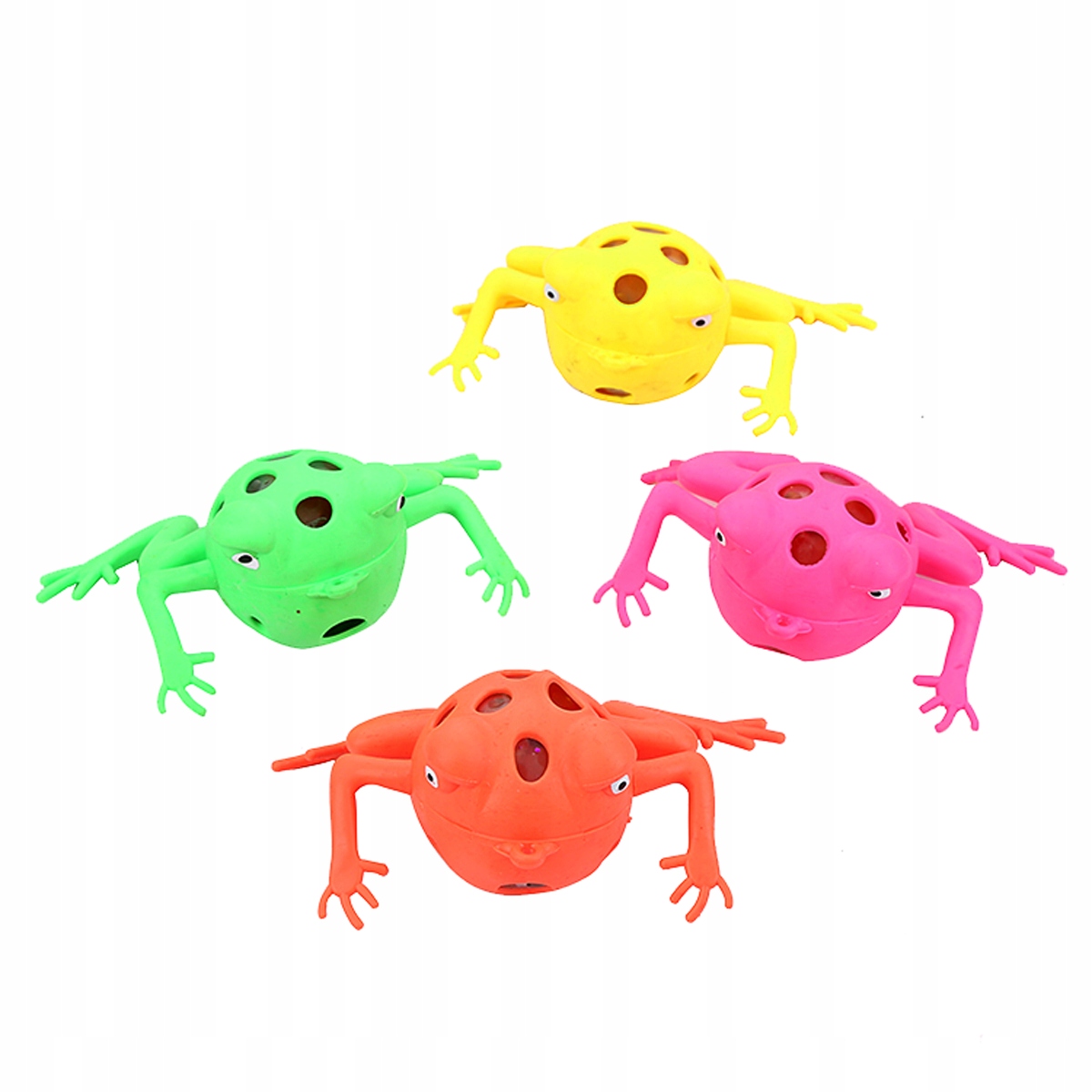 GNIOTEK ŻELOWY ŻABA KOLOROWA ANTYSTRESOWA SENSORYCZNA SQUISH PRANK ŻART Marka Perfect