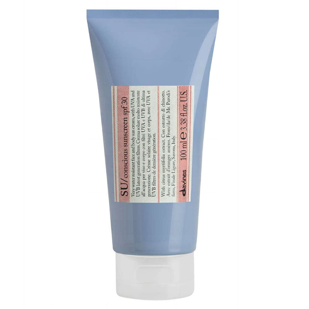 Davines Su Sunscreen Spf 30 voděodolný krém na obličej a tělo 100 ml