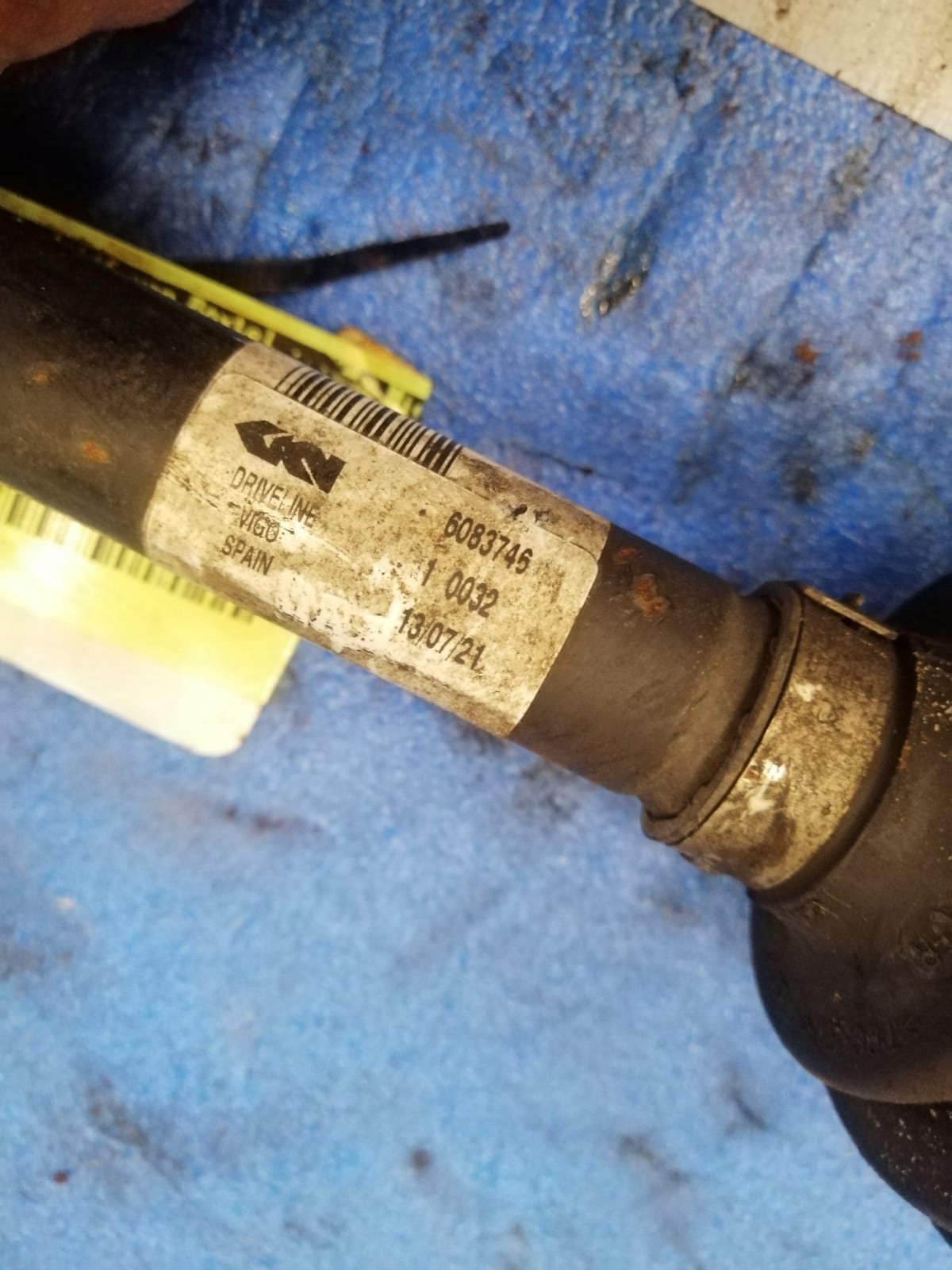 semi-axis right OPEL CORSA D E3 1.3 CDTI 6083746 2013R