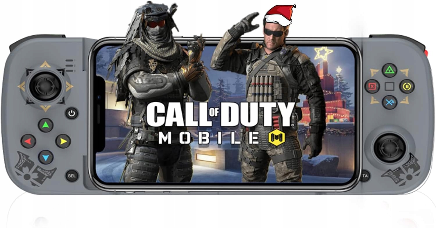 Bezprzewodowy kontroler mobilny do gier iOS/Android szary