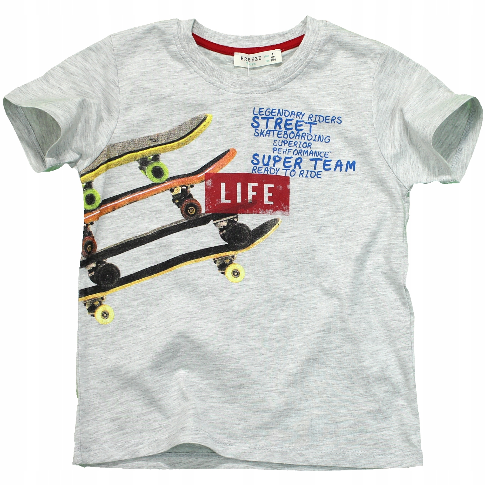 

T-shirt Bluzka Z Nadrukiem Deskorolka Bawełna 104