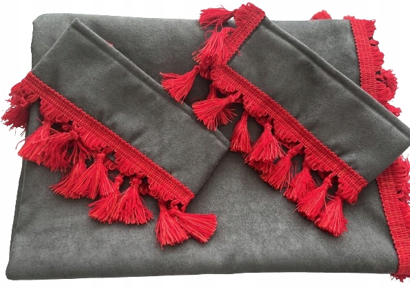 Zasłona TIR typu Standard bez poprzeczki frędzle - RENAULT GAMA T Waga produktu z opakowaniem jednostkowym 2 kg