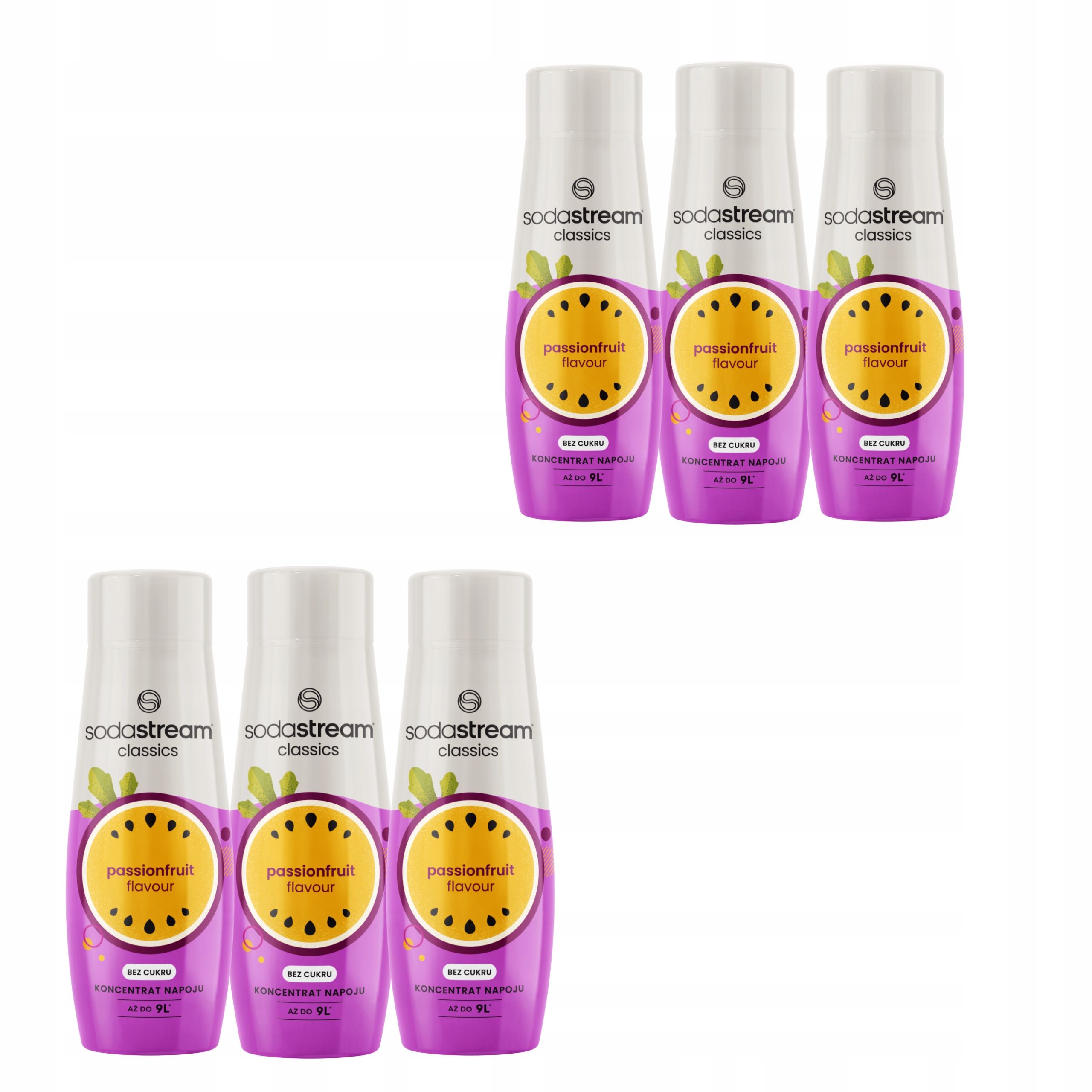 Sodastream koncentrát sirupový džus Marakuja PassionFruit bez cukru 440 ml x2