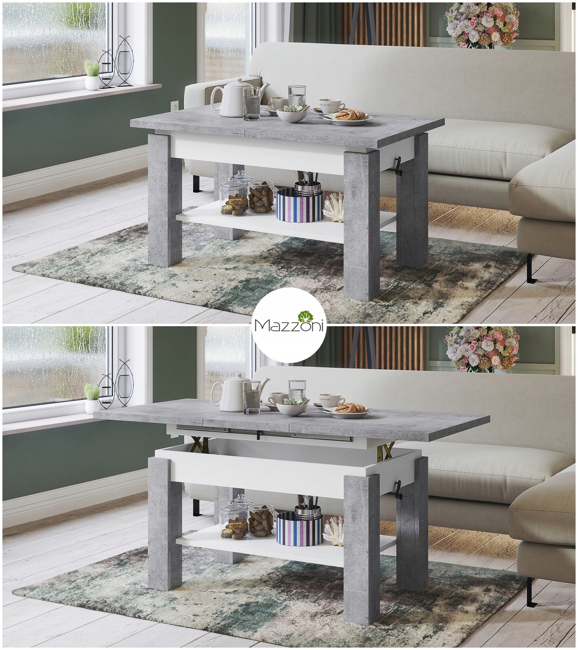 ASTORIA różne kolory ŁAWA ROZKŁADANA STÓŁ ŁAWOSTÓŁ Głębokość mebla 68 cm