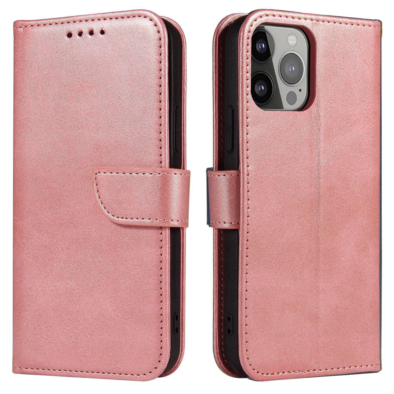 

Etui z klapką do iPhone 13 Pro Różowy