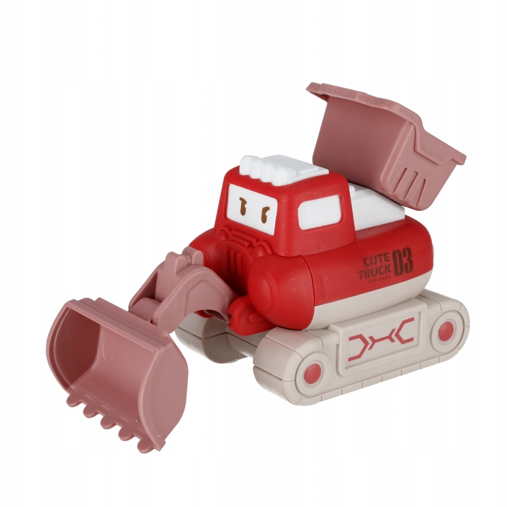 KOPARKA z NAPĘDEM dla DZIECI mała 13 cm MEGA CREATIVE pojazdy BUDOWLANE Wiek dziecka 3 lata +