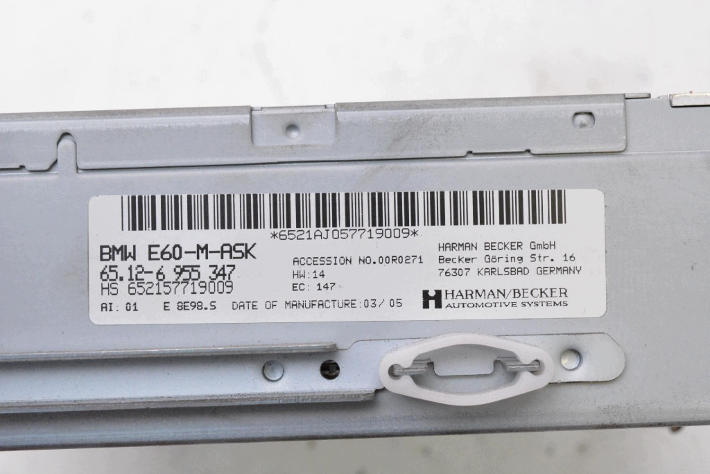 RADIO radio CD 6955347 BMW E60 E61 03-07