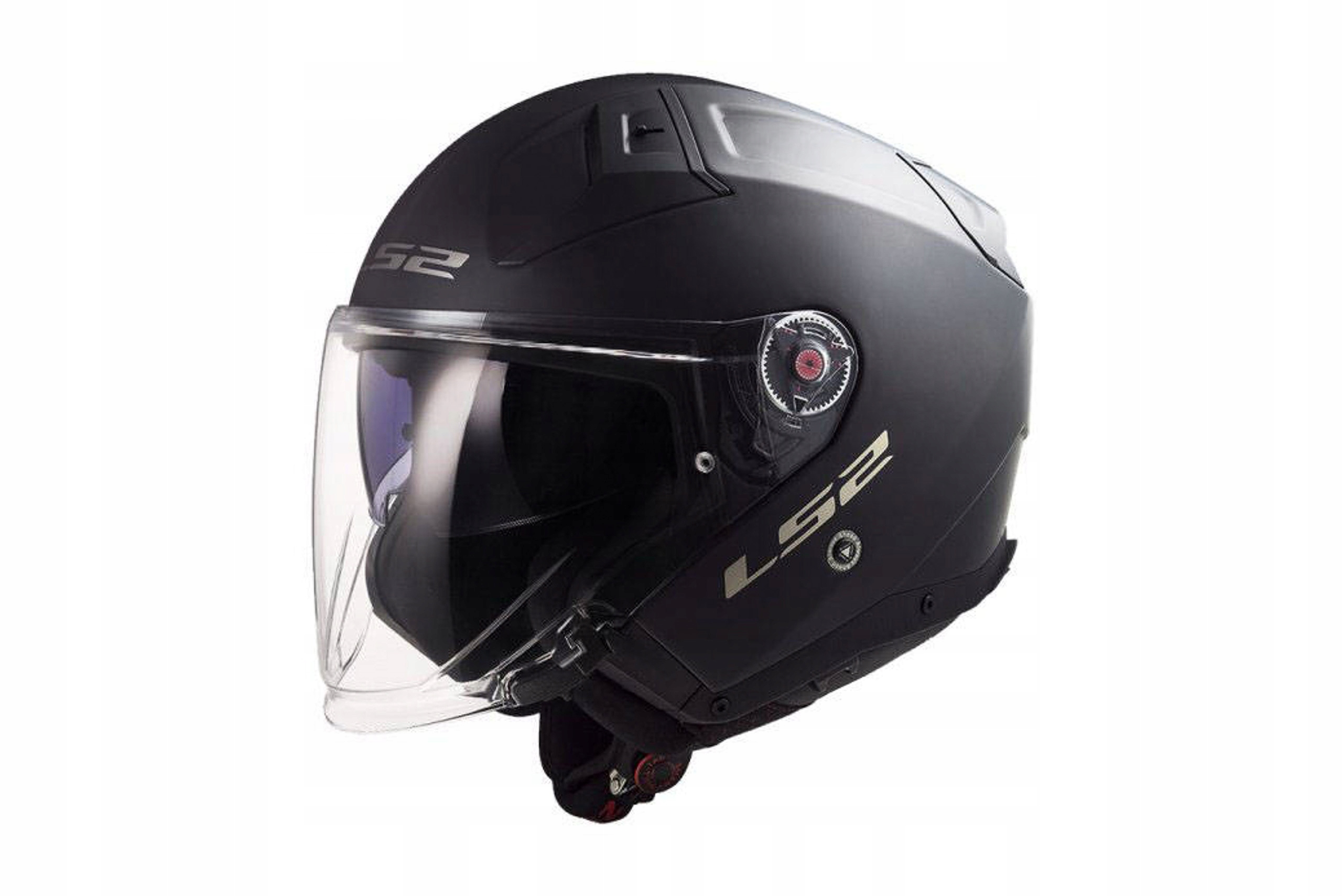 Kask motocyklowy otwarty LS2 OF603 Infinity II Solid Matt Black XS
