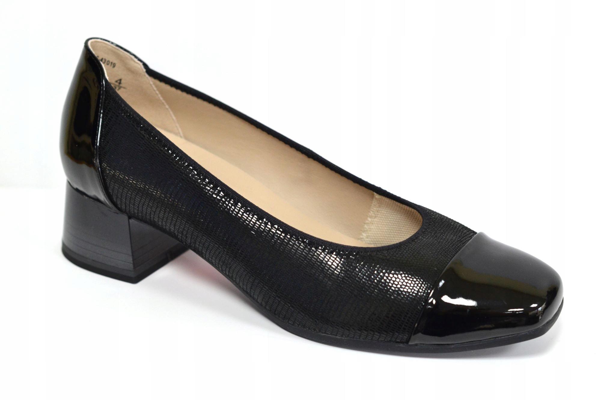 Caprice 22306-43 Černé Lodičky Tuhost H Vel. 36