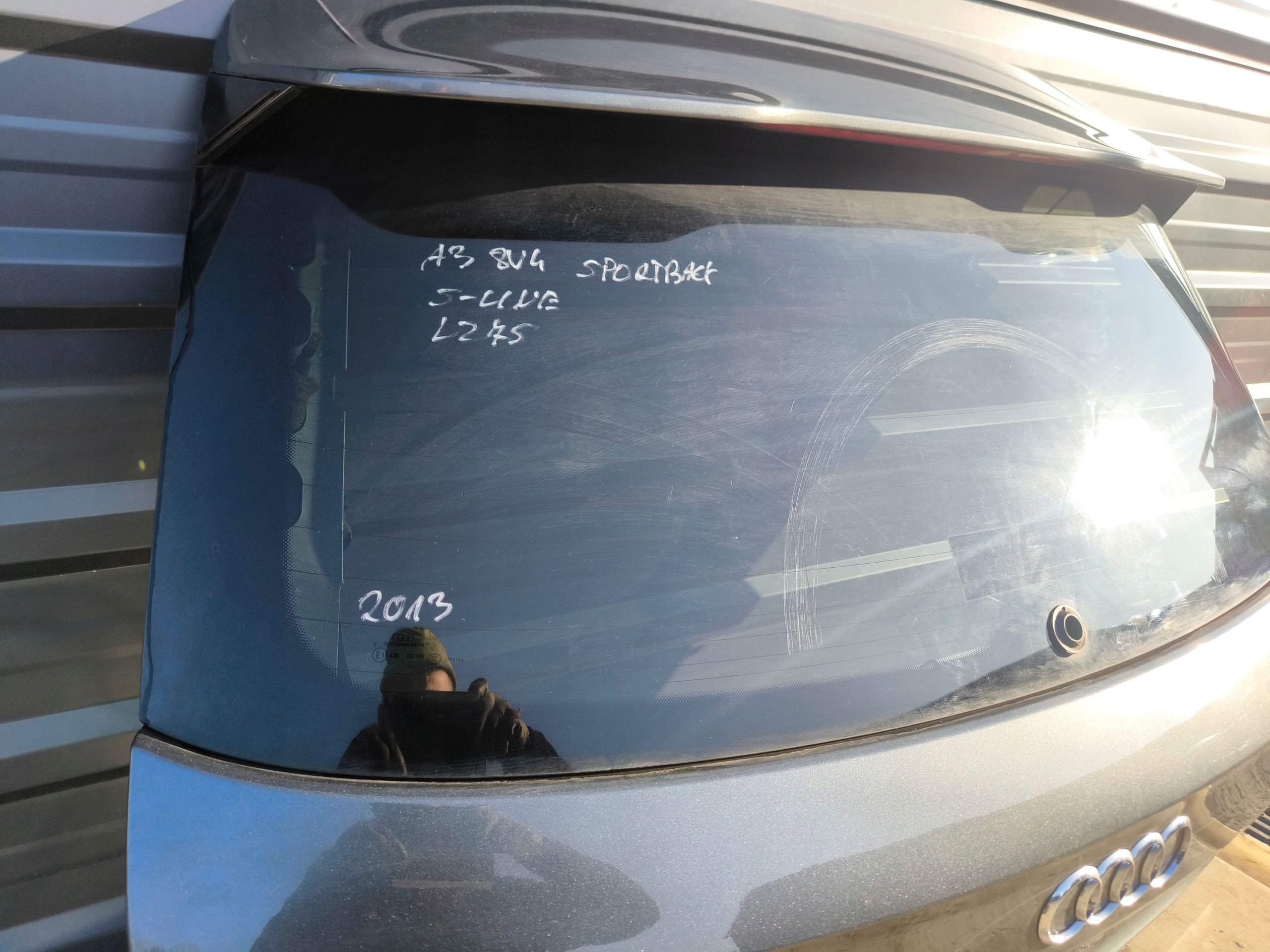 boot door rear AUDI A3 8V4 SPORTBACK LZ7S S LINE !!!