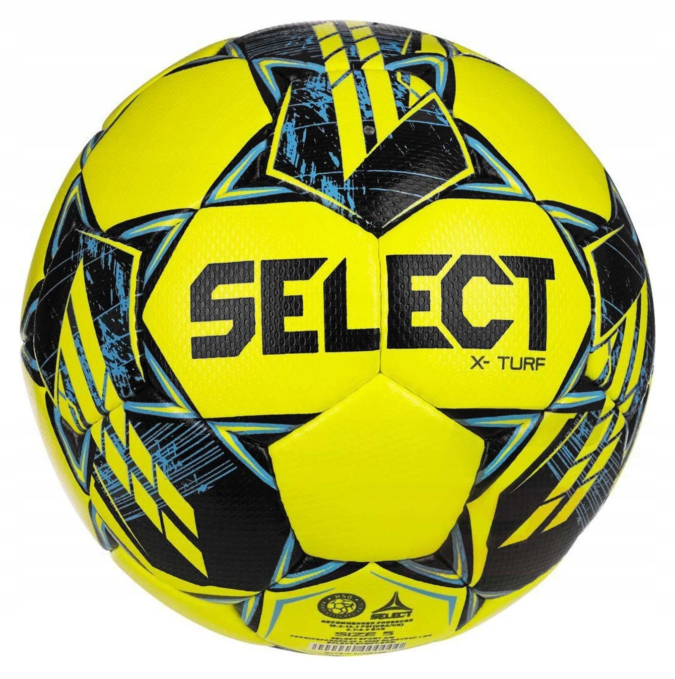 Fotbalový míč Select X-turf 5 V23 Fifa Basic žluto-modrý 17785 vel. 5