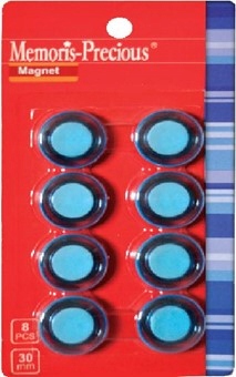 

Magnesy w blistrze 30mm 8szt