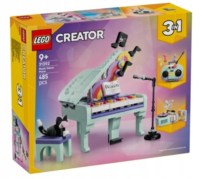 Lego(r) Creator 31392 Dekorativní klavír s kočkou