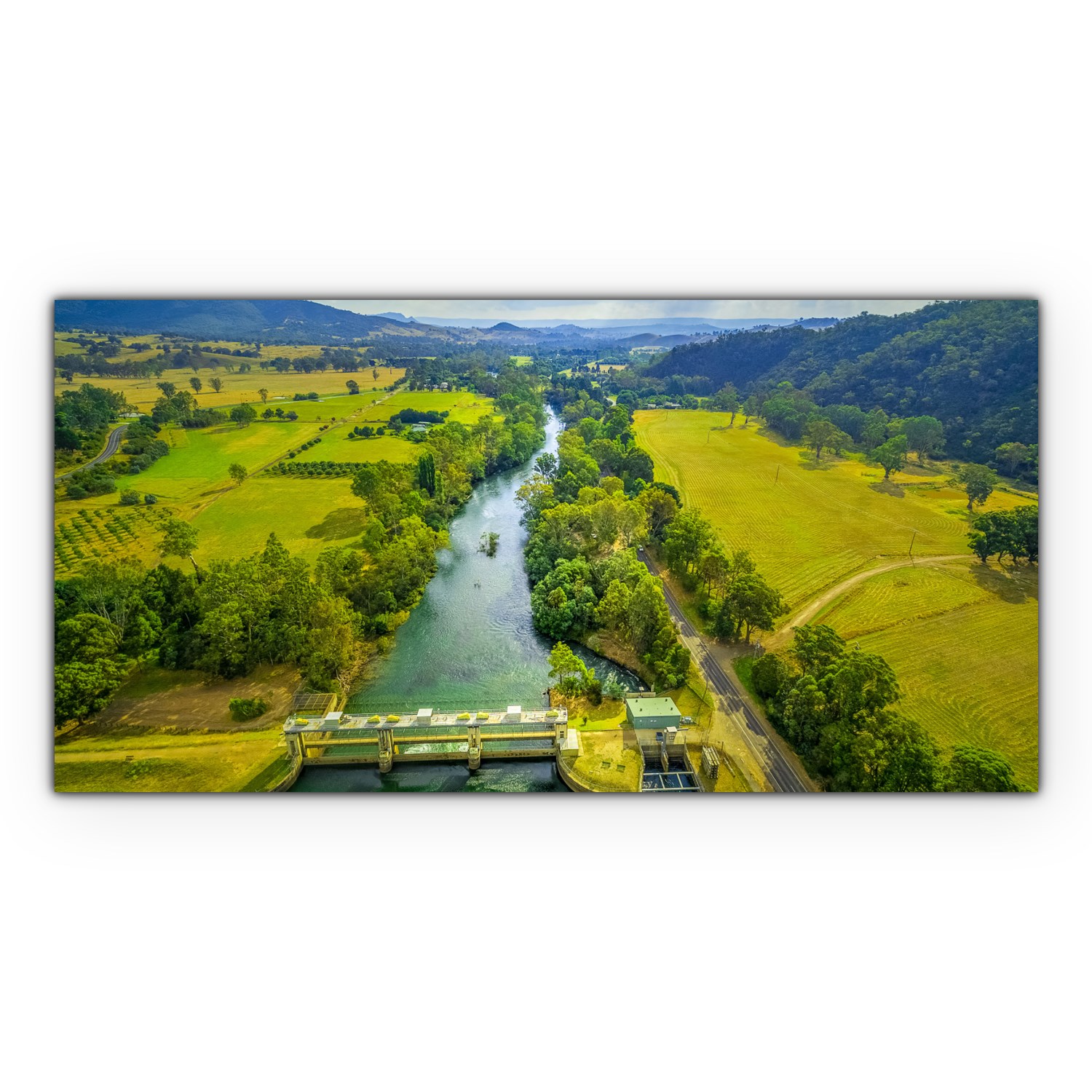 

Obraz płótno z foto 100x50 Rzeka Krajobraz Natura