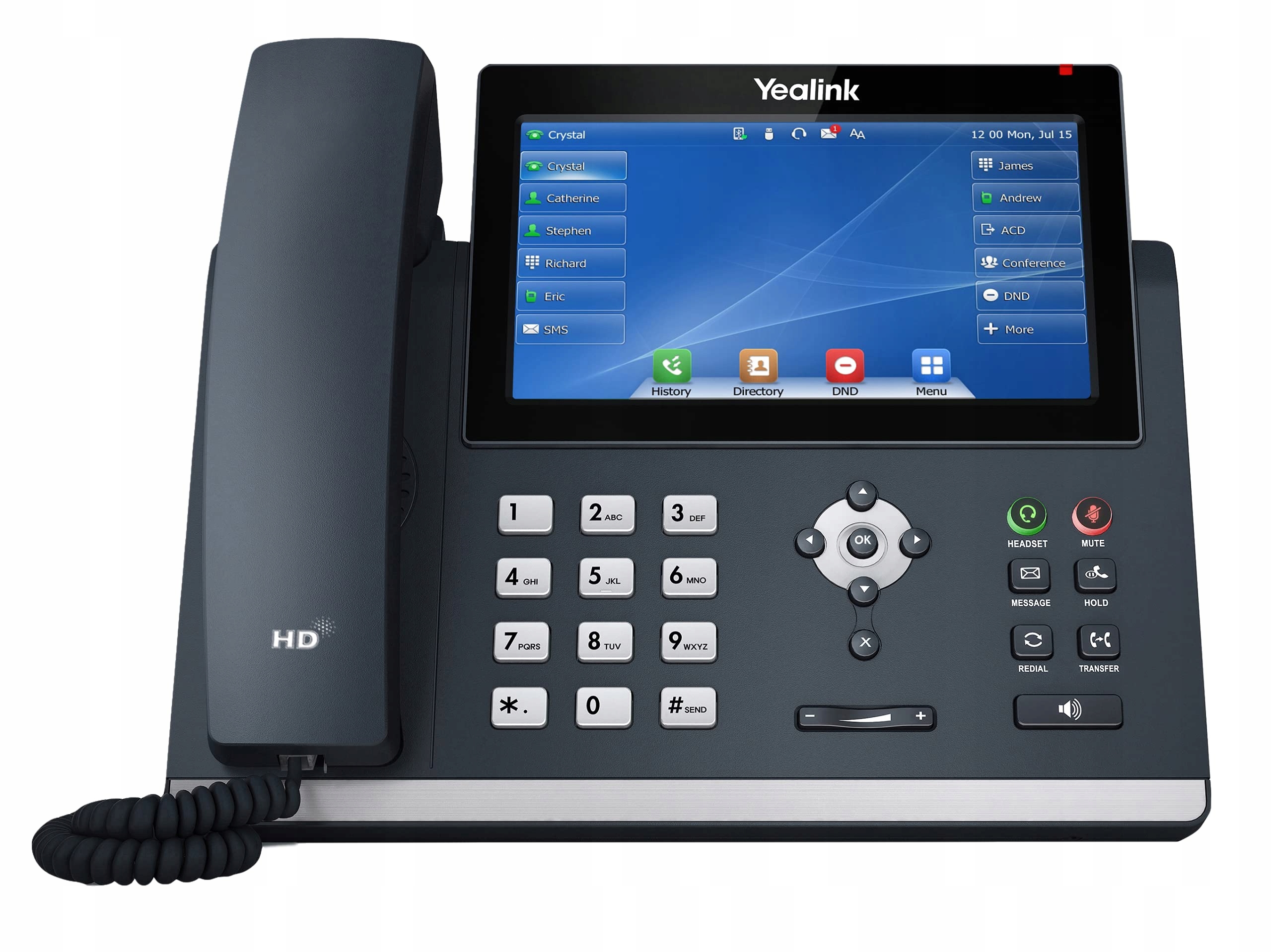 Yealink T48U Telefon Ip VoIP Gigabit PoE Nowy Polska Dystrybucja
