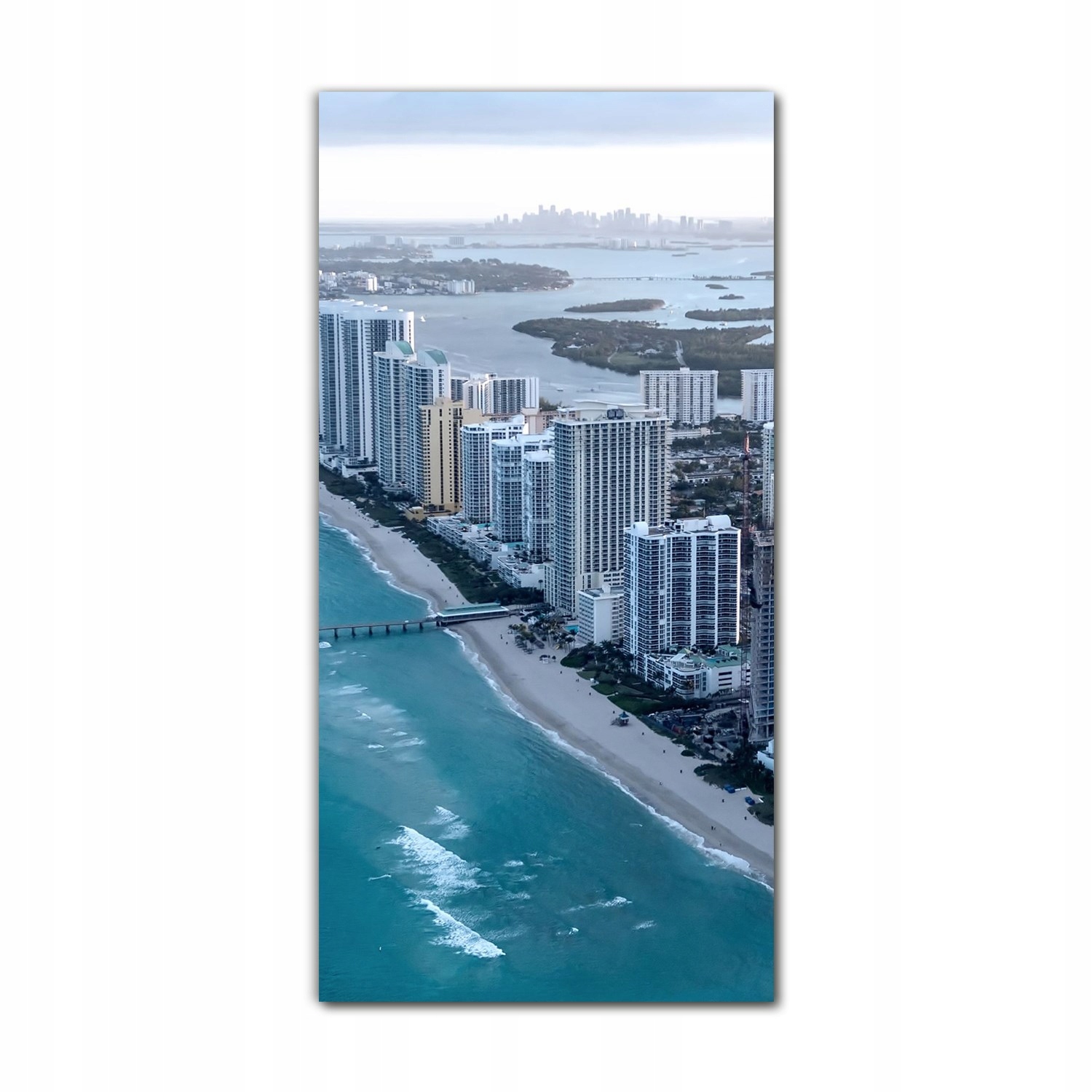 

Obraz na szkle do kuchni 70x140 Miami plaża słońce