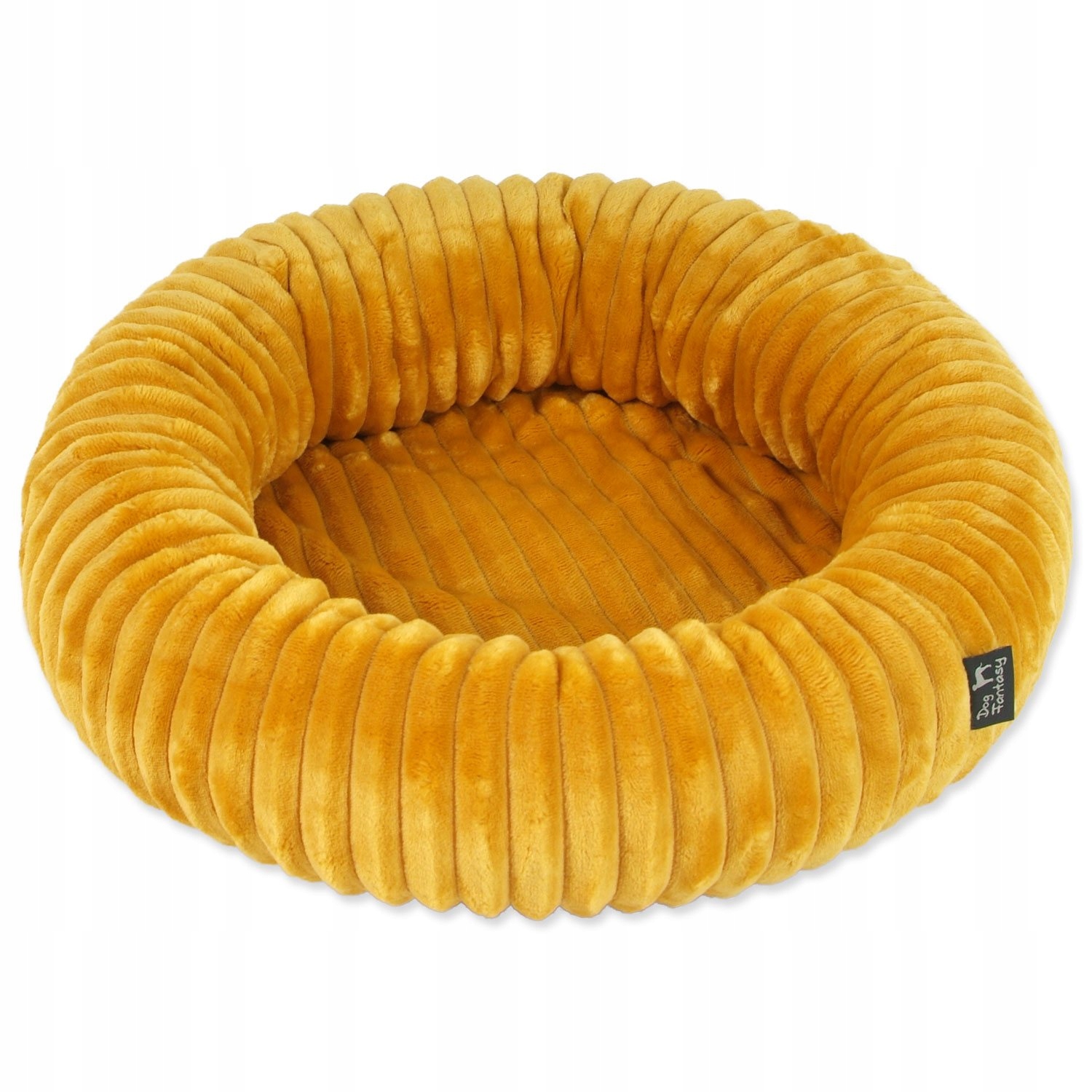Levně Pelech Dog Fantasy Stripe kulatý hořčicový 60cm