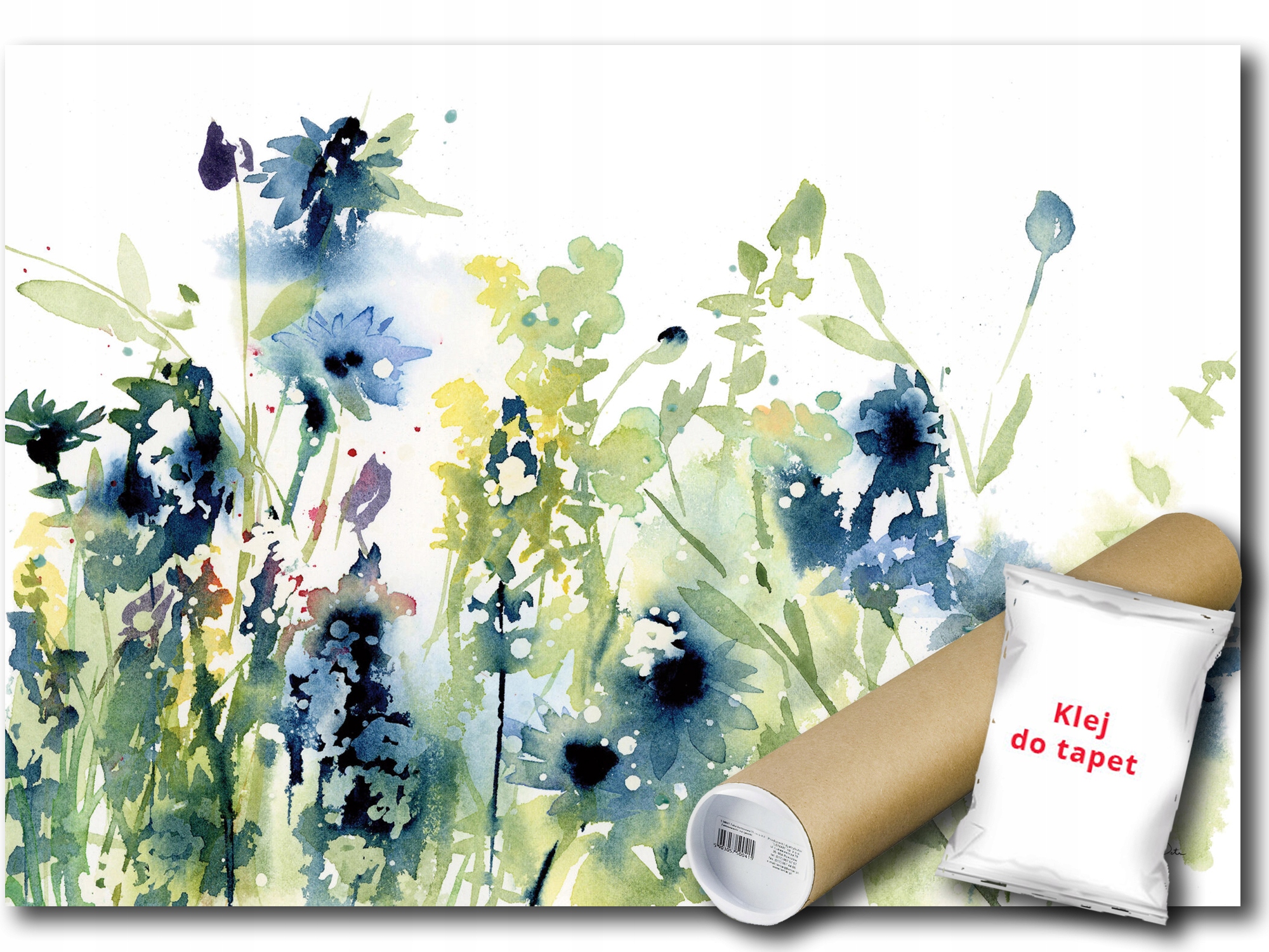 Fototapeta Vliesová Park Zahrada Květiny Louka Akvarel 400x280 lepidlo bonus