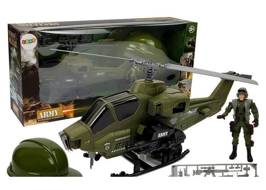 WOJSKOWY HELIKOPTER HEŁM ŻOŁNIERZ