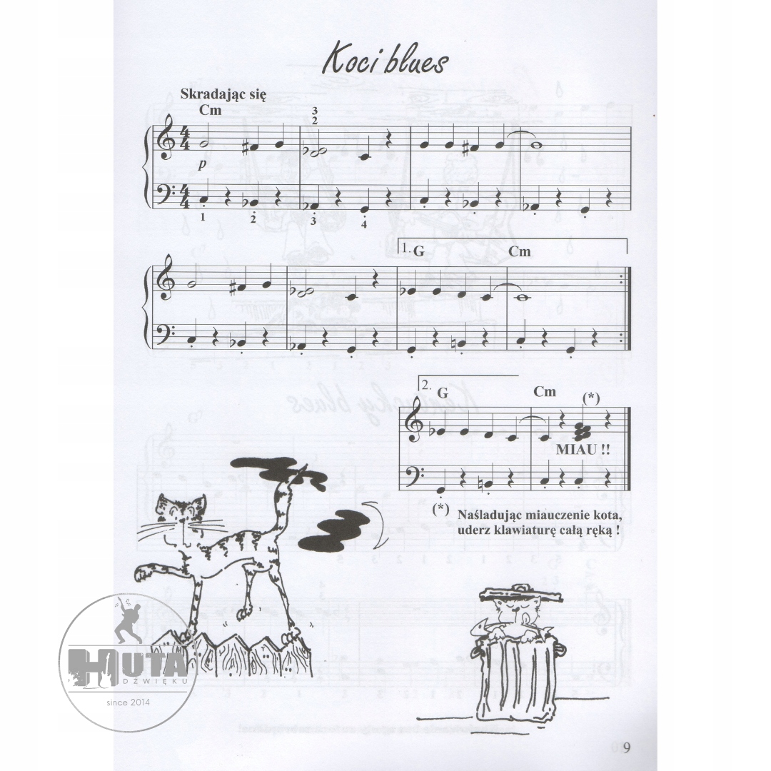 NUTY NA FORTEPIAN: Łatwy blues | BISKUPSKA, BRUCE ISBN 9788390747927